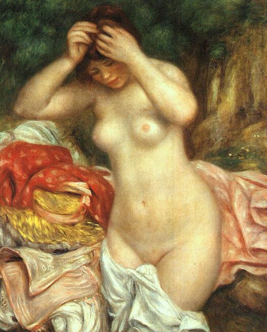 Pierre Renoir Bather Arranging her Hair china oil painting image